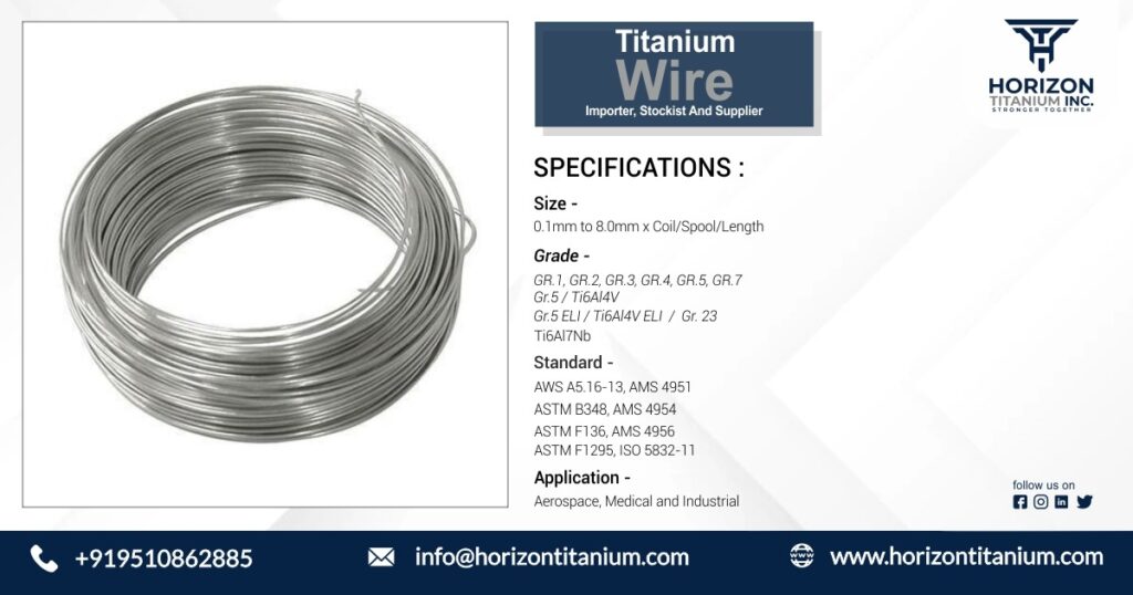 Titanium Wire Stockist In Ahmedabad